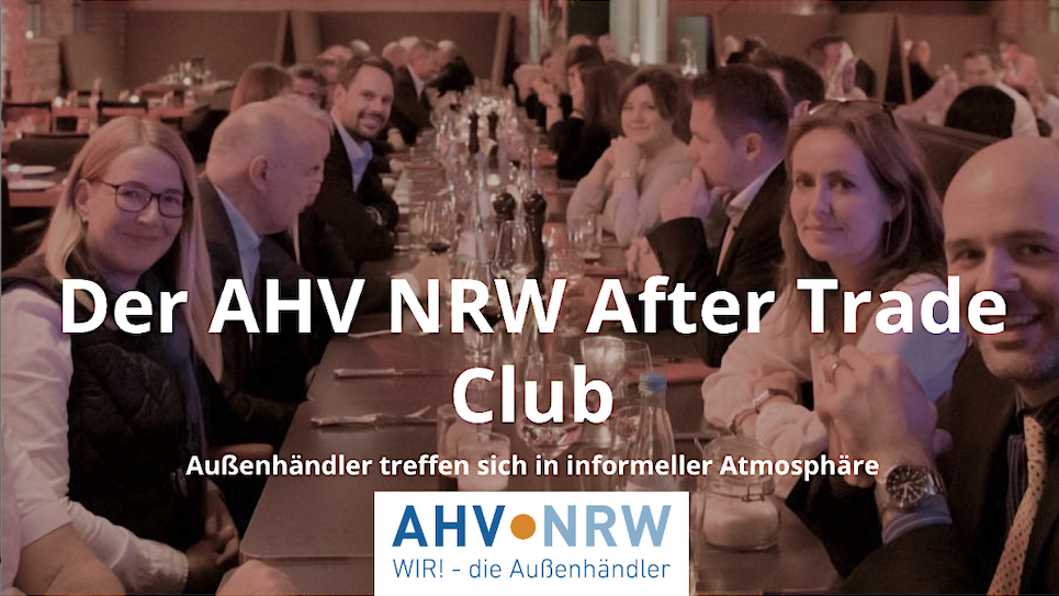 Medienarbeit beim ATC - After Trade Club Juni 2024 des AHV.NRW e.V.